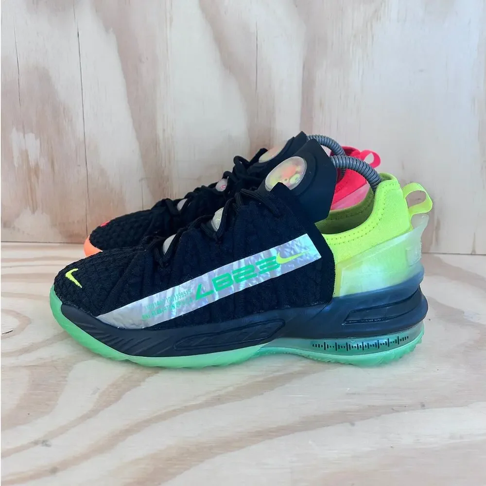 Nike - Air Zoom Max Lebron 18 - Sneakers - Black - Big Kid's - 5.5Y - CW2760-009